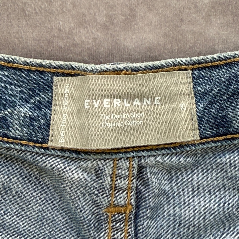 Everlane Organic Cotton Blue Shorts